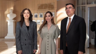 Arzu Əliyeva Bakı Ali Neft Məktəbində - FOTOLAR 