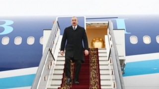 İlham Əliyev Türkiyəyə səfərə yola düşdü 