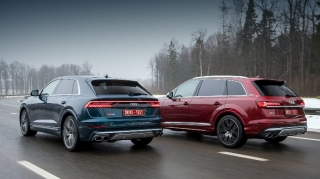 Удваиваем шансы понять супердизель V8 4.0 с Audi SQ7 и SQ8   - ВИДЕО