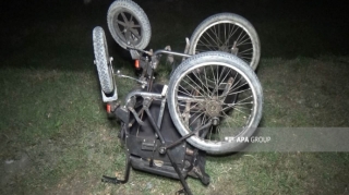 "KamAZ" əlil arabasındakı piyadanı vurub, öldürdü  - FOTO