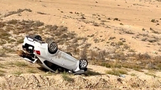 В Нахчыване автомобиль съехал в овраг - ВИДЕО 