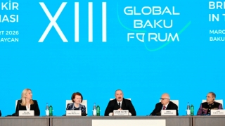 Prezidentin sosial şəbəkə hesablarında XIII Qlobal Bakı Forumundan paylaşım edildi - VİDEO