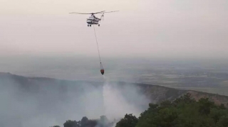 Xocavənddə ermənilərin minaladığı ərazidə yanğın baş verib