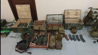 Düşmənin atıb qaçdığı silah-sursat aşkarlandı   - FOTO - VİDEO