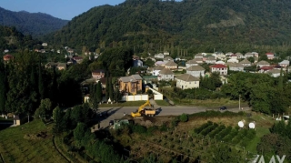 Ələt-Astara-İran magistral avtomobil yolunda yenidənqurma işləri davam edir - FOTO 