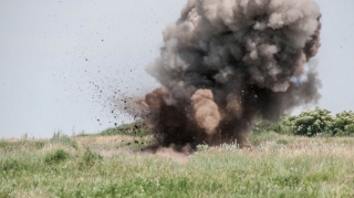 Ağdam sakini minaya düşüb  - FOTO