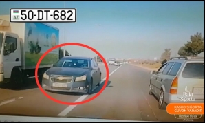 Qəza törədib hadisə yerindən yayınan sürücü tapıldı və...  - VİDEO