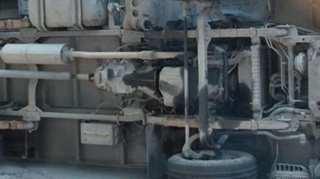 Daşkəsəndə yük maşını aşıb,1 nəfər ölüb  