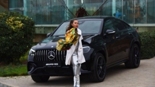 Mercedes-AMG GLE Coupe в фотосессии с участием известной художницы Милены Набиевой  - ФОТО