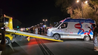 Naxçıvanda təcili tibbi yardım avtomobili aşıb, xəsarət alanlar var - FOTOLAR 