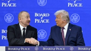 Davosda İlham Əliyevlə Donald Tramp arasında səmimi dialoq - VİDEO 