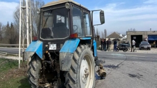 Sabirabadda baş verən qəzada sürücü ağır yaralanıb 