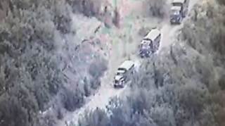 Ermənilər Qarabağda Rusiya sülhməramlılarının müşayiəti altında qanunsuz daşımaları davam etdirirlər  - VİDEO