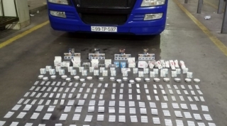 Yük avtomobilindən tütün və tibbi məmulatları aşkarlanıb - FOTO