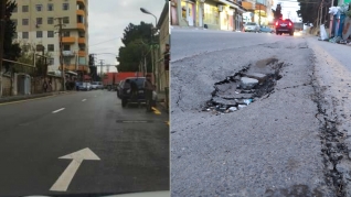 "Eko Park" şirkətinin Xırdalanda qazıb düzəltdiyi yol çökdü - FOTO - VİDEO