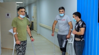 Daha bir qrup qazi yüksək texnologiyalı protezlərlə təmin olunub  - FOTO