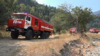Xızıda dağlıq ərazidə yanğın söndürüldü