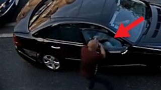 Bakıda avtoritetin güllələnməsi kameralara düşdü - ANBAAN VİDEO 