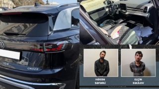 Avtomobil nömrələrini oğurlayıb pul istəyən şəxs tutuldu - VİDEO