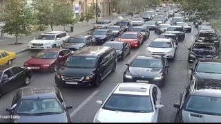 Bakıda sıxlıq olan yollar - SİYAHI 