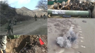 Şuşanın ətrafı minalardan təmizlənir  - VİDEO