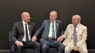 Liderlərin səmimi görüşündən - FOTOLAR 