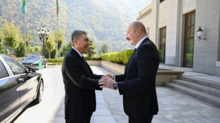 Prezident Qəbələdə onunla görüşdü - FOTO