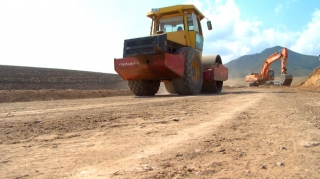 Sərhədyanı kəndin yolu təmir edilir  - FOTO