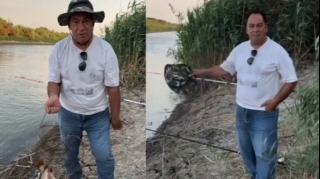 Əlikram Bayramov qadağa dövründə balıq tutdu - VİDEO 