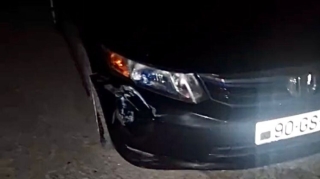 Avtomobili vuran sürücü hadisə yerindən qaçdı  - VİDEO