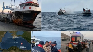 Qara dənizdə Türkiyə bayraqlı balıqçı gəmisinə hücum edilib, ölən və yaralananlar var 