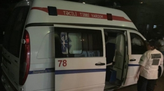 Mingəçevirdə iki avtomobil toqquşub, yaralılar var 