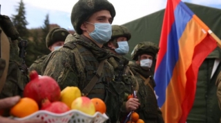 Sülhməramlılar Qarabağda ermənilərlə birgə bayram etdi