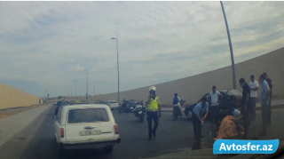 BakBus-un avtobusu piyada qadını keçidin yanında vurdu – VİDEO 