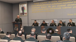 Strateji Obyektlərin Mühafizəsi Dövlət Agentliyində Kollegiya iclası keçirilib - FOTO