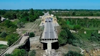 Gəndob-Xaçmaz-Yalama-Rusiya yolunda uçmuş körpünün sökülməsinə başlanıb  - VİDEO