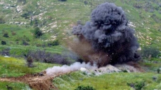 Ağdamda avtomobil yolunun inşası zamanı mina partlayıb, xəsarət alanlar var