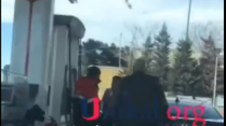 "Lukoil"in işçisi müştərinin benzinini kəsdi - Dava düşdü  - VİDEO
