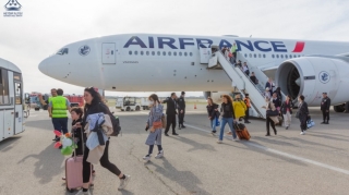 "Air France"a məxsus təyyarə Bakı hava limanında qəza enişi edib - FOTO 
