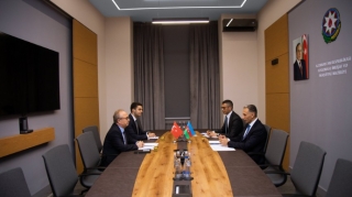 Azərbaycan və Türkiyə Orta Dəhlizin inkişaf istiqamətlərini müzakirə edib - FOTO 