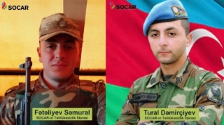 İki şəhidimizin ailə üzvləri SOCAR-da işlə təmin olunub - FOTO 