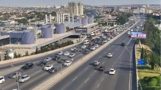 Bəzi yollarda sıxlıq var - SİYAHI 