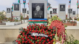 Şəhid zabitin anım günü qeyd edilib  - FOTO