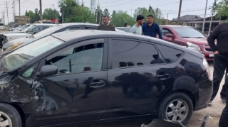 Lənkəranda zəncirvari qəza oldu - FOTO