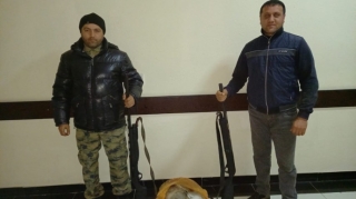 Bakıdan Cəlilabadda qanunsuz ov etməyə gedən şəxslər saxlanılıb 