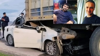 Yasa gedənlər ağır qəzaya düşdü; sürücü və sərnişin öldü - VİDEO 