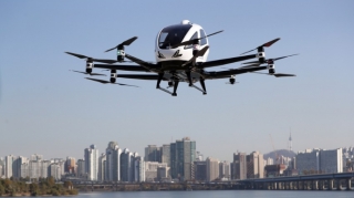 Над Сеулом впервые прошли полеты беспилотных пассажирских такси-дронов