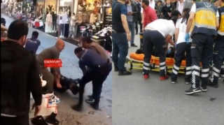 İstanbul Kapalıçarşıda silahlı insident: Biri polis olmaqla altı nəfər yaralanıb  - VİDEO