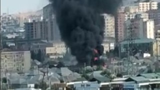 Xırdalanda sex yanır - VİDEO 