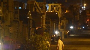 Türkiyənin zirehli texnikaları Suriya ilə sərhəddə görünüb - VİDEO